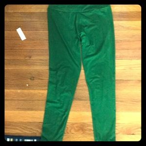 Green leggings